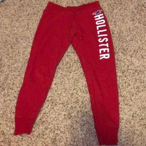 Small Holister Red sweats